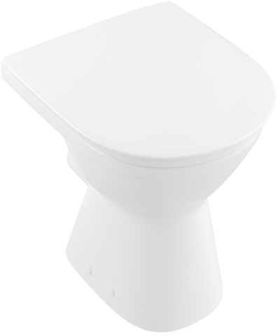 Close Coupled Toilet Villeroy and Boch ViCare Antibac, hollow bottom 360mm Alpine White