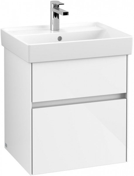 Villeroy en Boch Vanity Unit Collaro Wall-mounted with LED 510x414x546mm Glossy White Glossy White | Without LED
