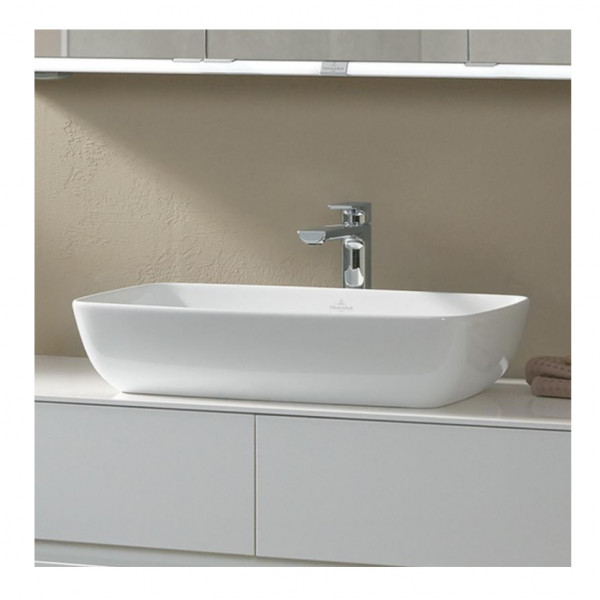 Villeroy and Boch Rectangular washbasin Artis 580 x 380 mm (41725) Alpine White