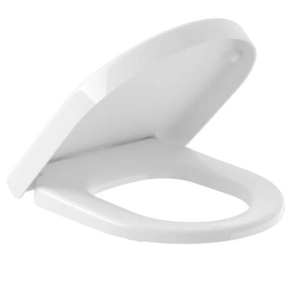Villeroy and Boch D Shaped Toilet Seat Subway White Duroplast Cover Compact 9M666101