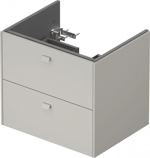 Vanity Unit Built-In Basin Duravit Brioso 2 drawers, for Lav. ME 620mm Concrete Grey Matt BR410100707