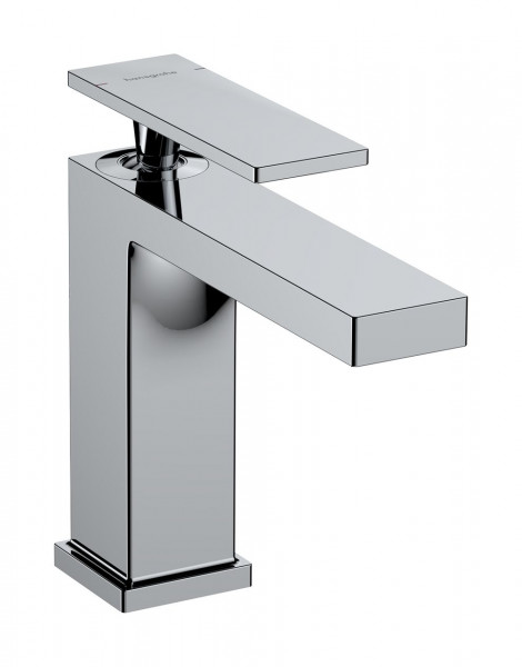 Single Hole Mixer Tap Hansgrohe Tecturis E waste puller 110mm Chrome