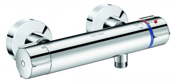 Delabie Public Shower Single-lever mixer with thermal insulation Chrome