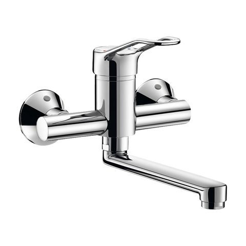 Delabie Wall Mounted Tap L150 Chrome 2446