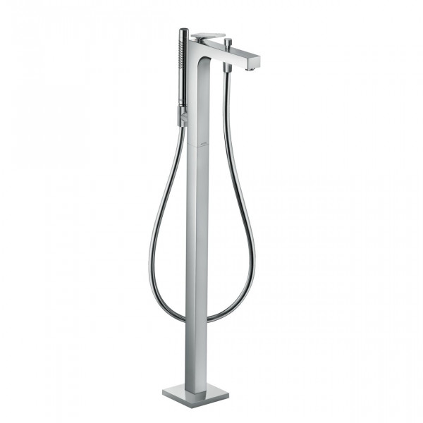 FreeStanding Bath Tap Axor Citterio with diamond cut lever and hand shower Chrome