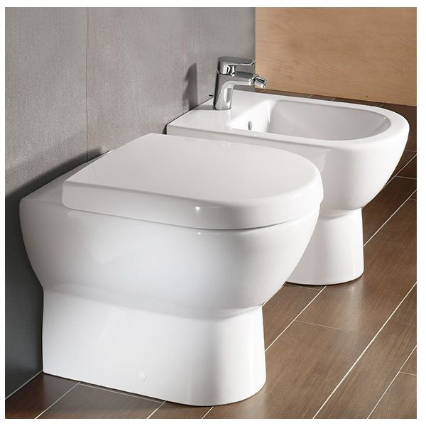 Villeroy and Boch Back To Wall Toilet Subway Horizontal Outlet White Washdown 660710R1