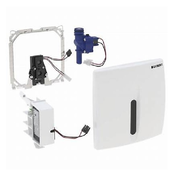 Geberit HyBasic touchless urinal flush control IR/mains a KS white-alpine