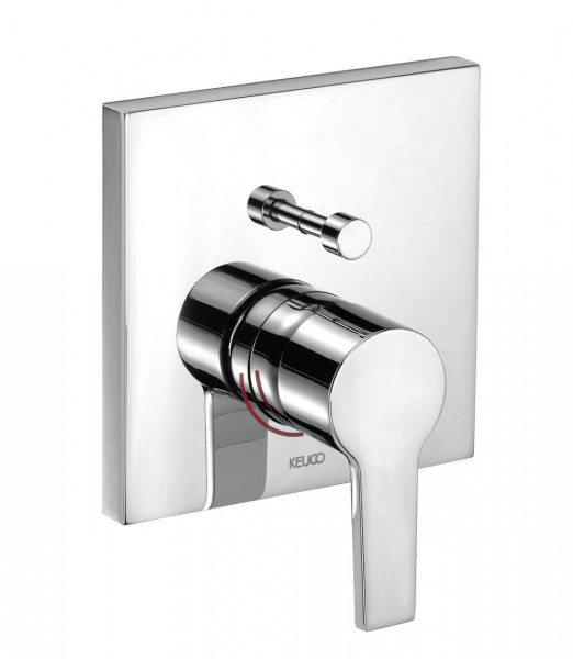 Concealed Bath Shower Mixer Keuco Edition 11 Single lever control, with safety device Chrome