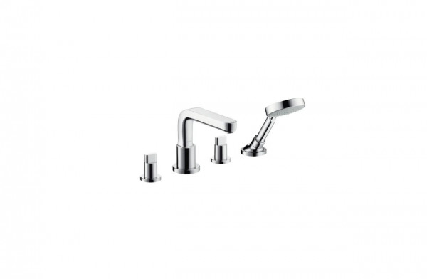 Hansgrohe Metris 4-hole Rim-mounted Bath tap