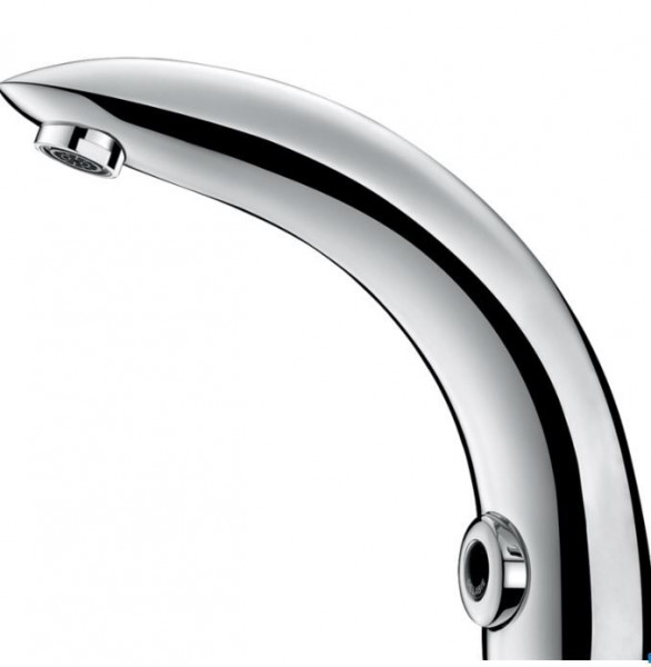 Delabie Electronic washbasin faucet on the beach Stainless Steel 145 x 125 mm 444006