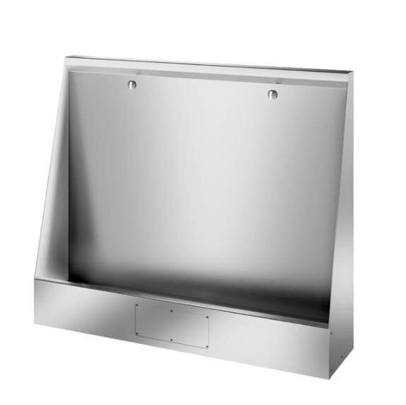 Delabie Trough Urinal Polished Stainless Steel 1020 x 1200 mm 130310
