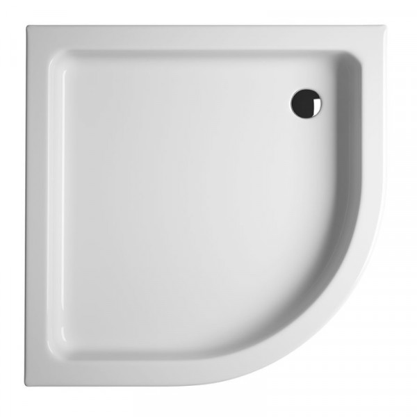 Quadrant Shower Tray Riho Orme 210 Built-in 900x900x210mm Glossy White