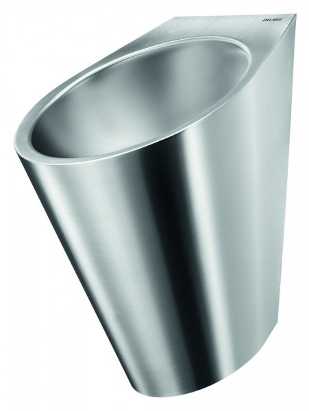 Delabie Urinal FINO water-free polished satin stainless steel