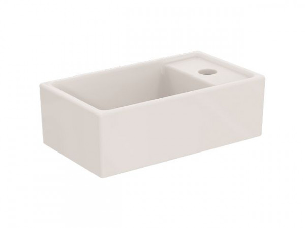 Ideal Standard Cloakroom Basin EUROVIT + 1 hole with overflow, links 370x120x210mm White