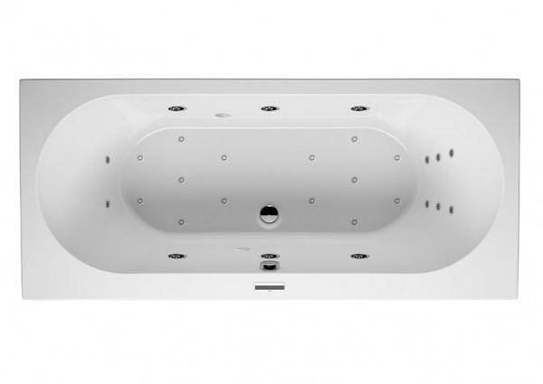 Riho Whirlpool Bath Rectangular Carolina Joy Version Left 800x800x1800mm White
