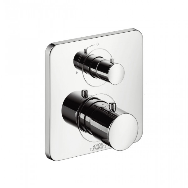 Bathroom Tap for Concealed Installation Citterio M Finish Set recessed thermostatic mixer with stop valve Axor