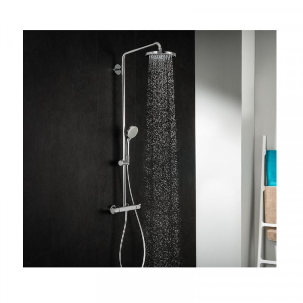 Hansgrohe Croma 220 Shower system with Swivelling 400mm Shower Arm (27185000)