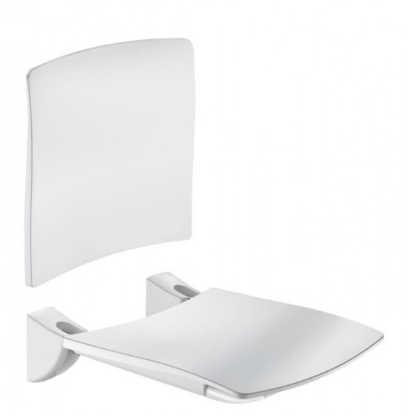 Delabie Foldable shower seat Glossy White 506x420x620mm