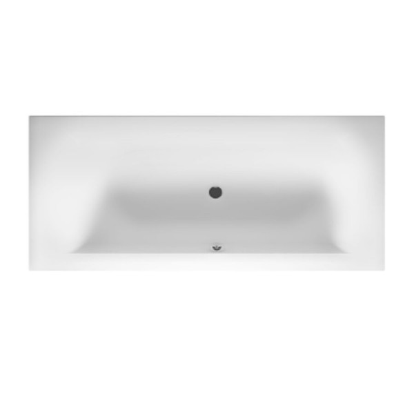 Riho Standard Bath Linares Velvet White 1700x750x440mm Satin White