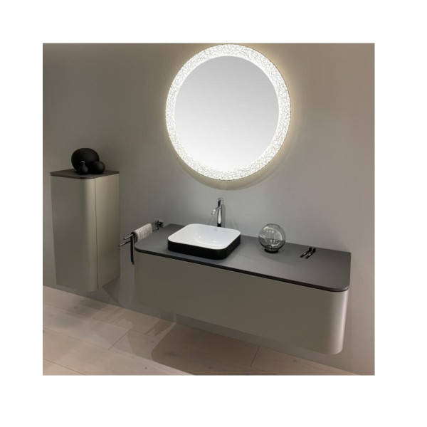 Illuminated Bathroom Mirror Duravit Happy D.2 Plus Sensor model 700mm Decor Chrome Lines