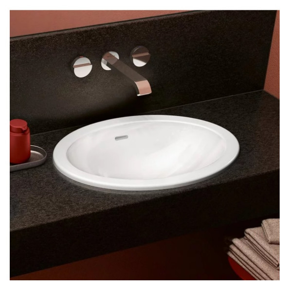 Inset Basin Villeroy and Boch Loop & Friends Oval, With overflow 280x430x185mm Alpin White