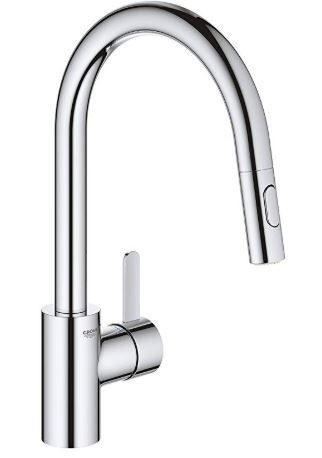Grohe Pull Out Kitchen Tap Eurosmart Chrome