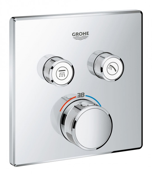 Grohe Grohtherm SmartControl Thermostatic Shower Mixer for concealed installation with 2 valves 29124000