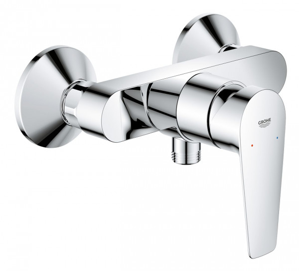 Wall Mounted Shower Mixer Grohe BauEdge Chrome