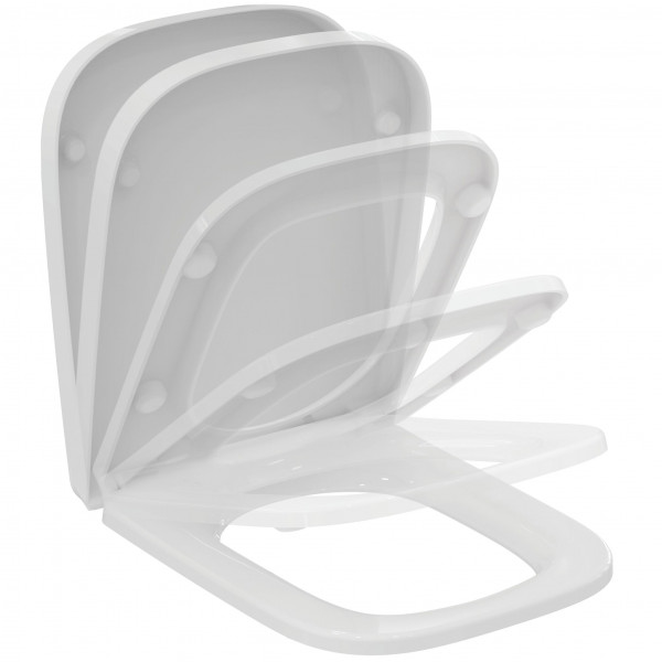 Soft Close Toilet Seat Ideal Standard i.life B 360x45x445mm White