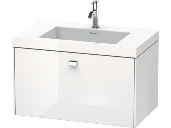 Duravit Bathroom Set Brioso 800 mm BR4601 Concrete Grey Matt | Without Tap Hole | Concrete Grey Matt