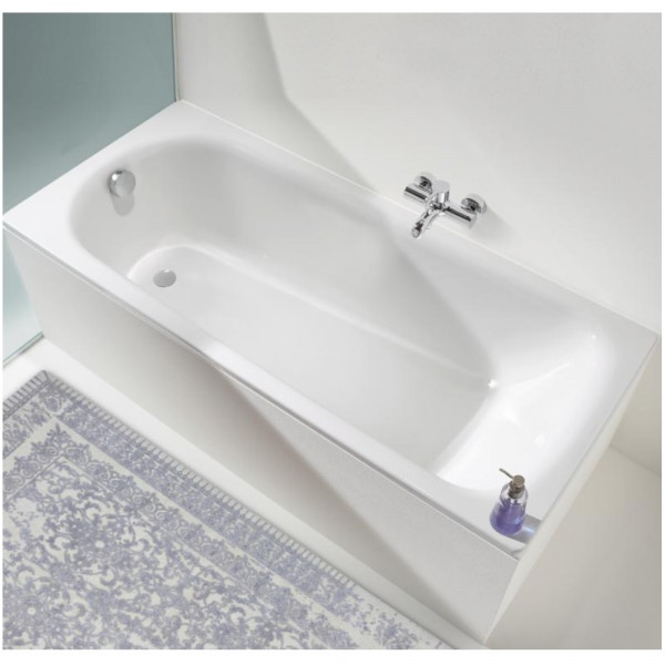 Kaldewei Rectangular Bath Saniform Plus 1700x750mm 373-1 Alpine White Standard