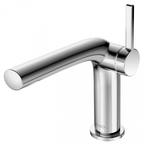Single Hole Mixer Tap Keuco Edition 400 single lever, pull cord Brushed Bronze