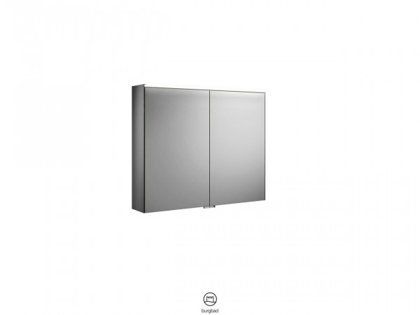 Bathroom Mirror Cabinet Burgbad Fiumo 2 doors 806x670mm Customizable SPIY080-PN491