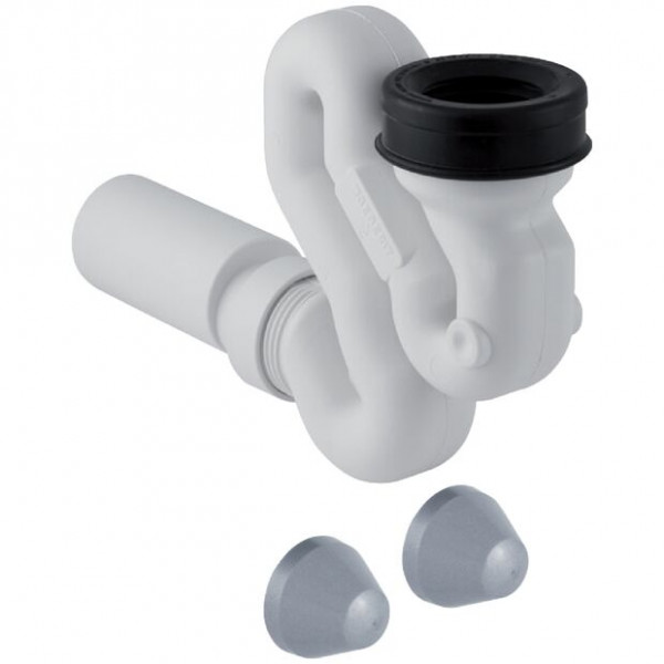 Geberit Stainless steel reduction with gas nipple d35-22