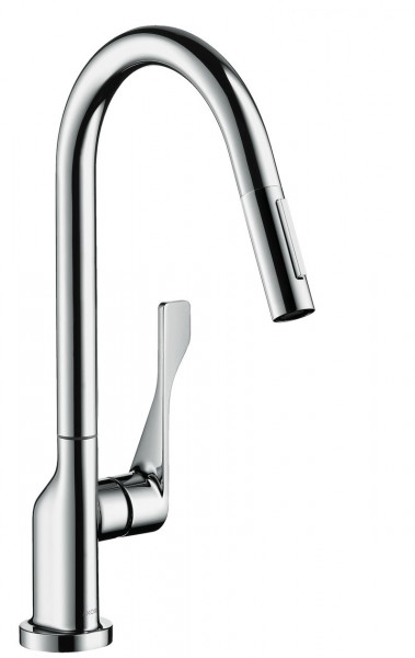 Pull Out Kitchen Tap Citterio Steel Look Axor