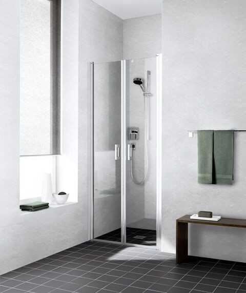 Kermi Pivot shower Doors LIGA 2 parts 1850 x 700 mm Clear
