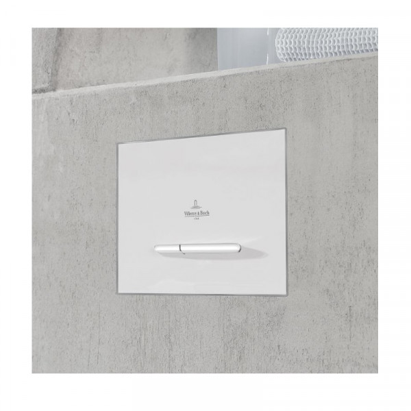 Villeroy and Boch Flush Plates ViConnect White Plastic 253 x 145 x 20mm 92218068