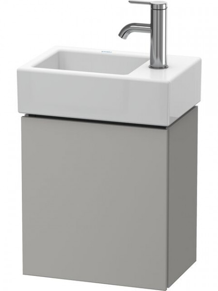 Duravit Vanity Unit L-Cube for 072438 Hinges on the left 400x364x241mm Concrete Grey Matt