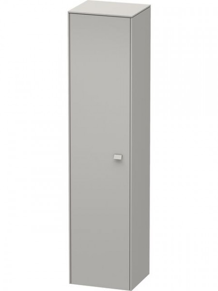 Duravit Tall Bathroom Cabinets Brioso Hinges on the left 1770x420x360mm Concrete Grey Matt