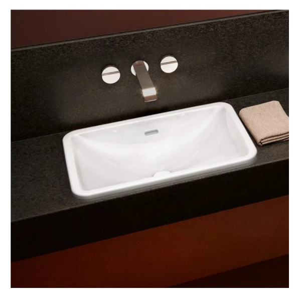 Inset Basin Villeroy and Boch Loop & Friends Rectangular, With overflow 280x450x185mm Alpin White