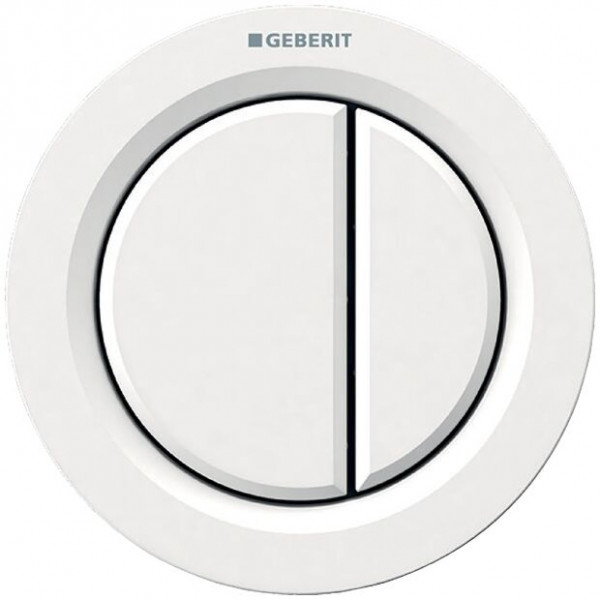 Geberit Flush Plate Type 01 Remote control pneumatic Alpine White 116050111