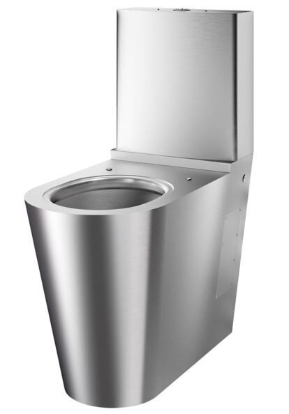 Delabie Disabled Toilet MONOBLOCO 700 Horizontal vertical Outlet Stainless Steel 110790