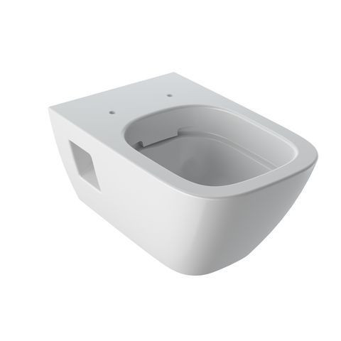 Geberit Wall Hung Toilet Renova Plan Pan  Rimless Hollow bottom 350x330x540mm White