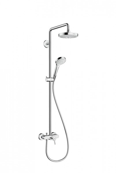 Hansgrohe Thermostatic Shower Croma Select S 180 2jet with 394mm Shower Arm