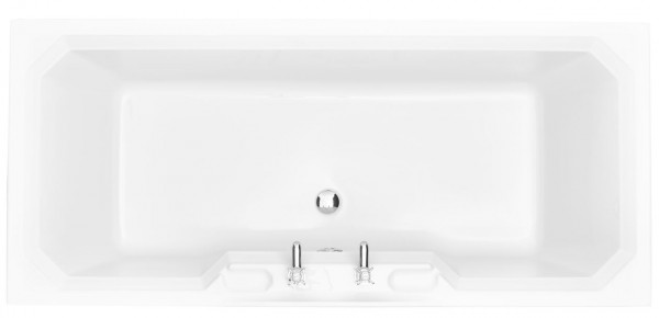 Heritage Bathrooms Standard Bath Granley 1800x800x400mm White