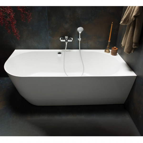 Corner Bath Laufen PRO with panel, right version 1800x800x590mm White