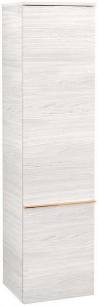 Villeroy and Boch Tall Bathroom Cabinets Venticello 404x1546x372mm White Wood A95105E8