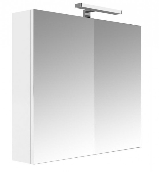 Allibert Bathroom Mirror Cabinet VDE JUNO 2 doors 800x752x160mm Glossy White