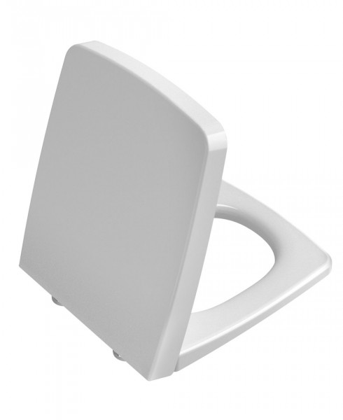 D Shaped Toilet Seat Vitra Metropole 440x365x55mm Glossy White