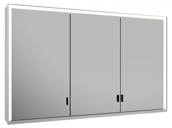 Bathroom Mirror Cabinet Keuco Royal Lumos Built-in, 3 doors 1200 mm Silver anodised